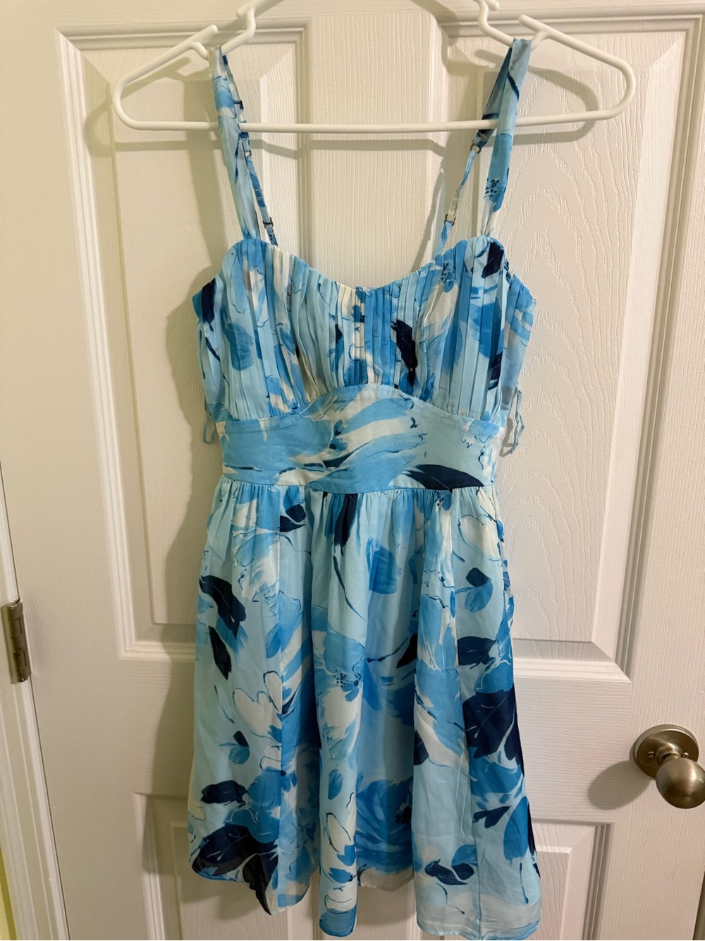 Abercrombie and Fitch Light Blue Floral Sundress